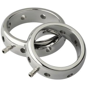 ELECTRASTIM - ANELLO ELETTROMAGNETICO PER PENE IN METALLO PRESTIGE 42 MM